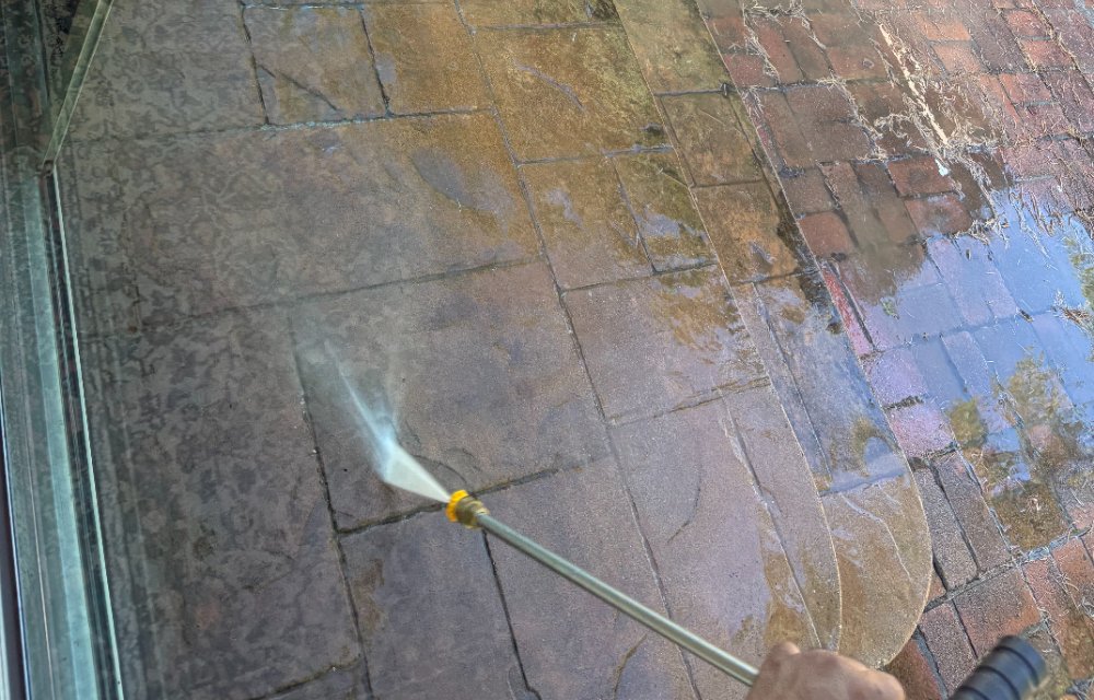 Pressure washing